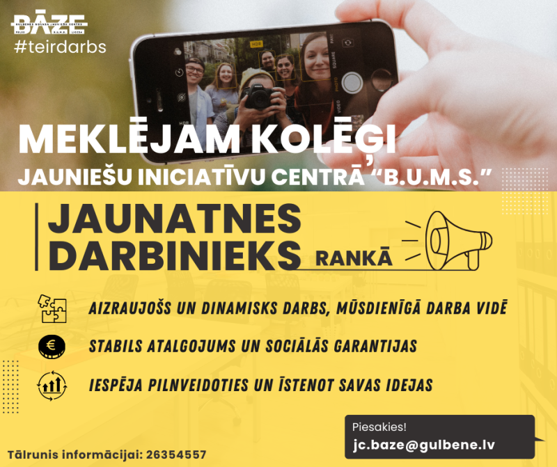 Meklējam kolēģi!