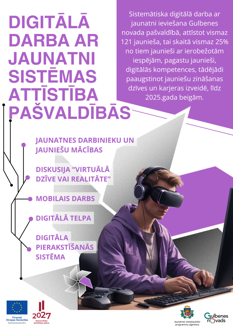 Digitālā darba ar jaunatni sistēmas attīstība Gulbenē!