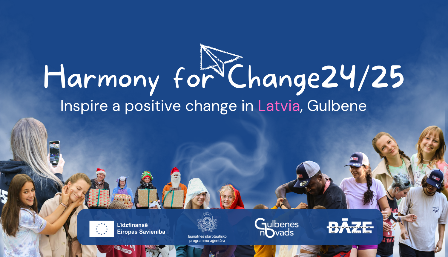 brīvprātīgā darba projekts harmony for change